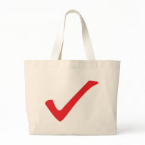red check icon bags