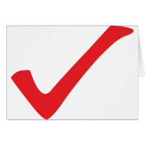 red check icon cards