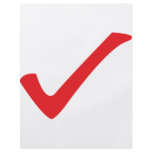 red check icon flyers