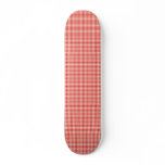 Red checkered, just squares skate deck