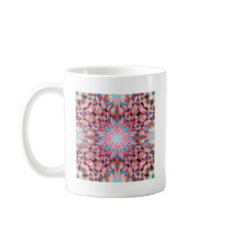 Red Checkers Kaleidoscope mugs
