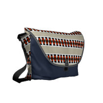 Red Checks rickshaw messenger bags