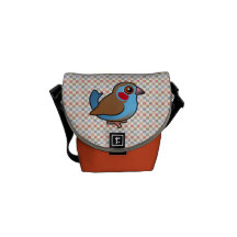 Red-cheeked Cordonbleu Messenger Bag