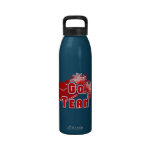 Red Cheerleader Go Team Drinking Bottles