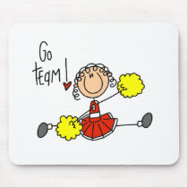 Red Cheerleader mousepads
