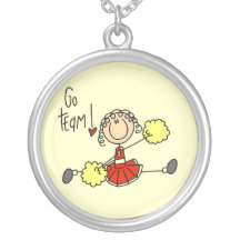 Red Cheerleader Necklace