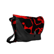 Red Cheetah Messenger bag