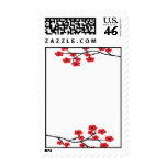 Red Cherry Blossoms Postage
