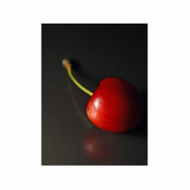 Red Cherry In Dark photo sculptures
