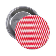 Red Chevron Pinback Buttons