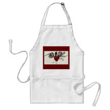 Red Chicken Apron