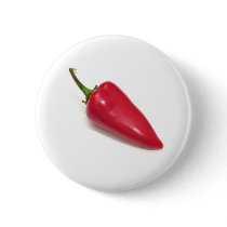 Red Chili Pinback Buttons