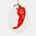 red chili pepper Christmas Ornament