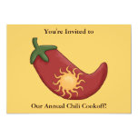 Red Chili Pepper Firecracker - Western BBQ Party Invitation