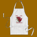 Red chili peppers aprons
