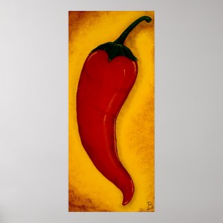 Red Chilli Pepper Art Print
