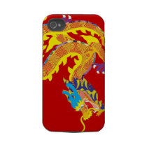 Red Chinese Dragon for Luck casemate cases