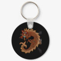 Red Chinese Dragon keychain
