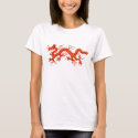 red chinese dragon t-shirts by noughtiesdesigns red chinese dragon t-shirts