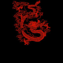 Red Chinese Dragon t-shirts