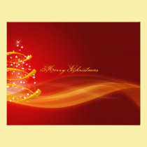 Red Christmas invitations
