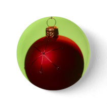 Red Christmas Bauble buttons by alternateworlds Red Christmas Bauble buttons