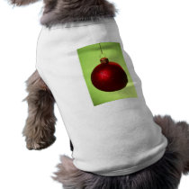 Red Christmas Bauble pet clothing by alternateworlds Red Christmas Bauble pet clothing