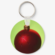 Red Christmas Bauble keychains