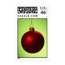 Red Christmas Bauble Postage