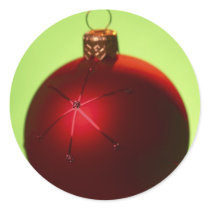 Red Christmas Bauble stickers