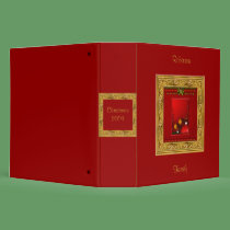 Red Christmas Binder by elenaind Red Christmas Binder