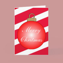 Red Christmas Bulb cards