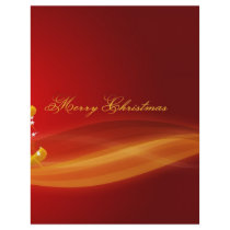 Red Christmas flyers
