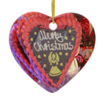Red Christmas heart Ornaments