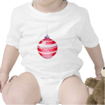 Red Christmas Ornament Infant  T-shirt