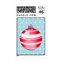 Red Christmas Ornament Stamp