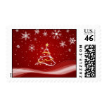 Red Christmas Postage