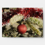 Red Christmas tree ornament Envelope