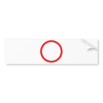 red circle ring bumper stickers by Tomaniac red circle ring bumper stickers