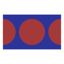 Red Circles on Blue stickers