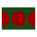 Red Circles on Green