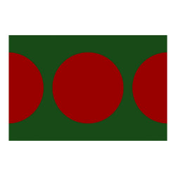 Red Circles on Green
