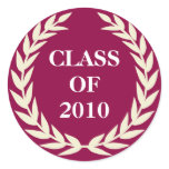 Red class of school college graduation gift tag