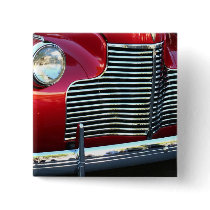 Red Classic Car Grill button
