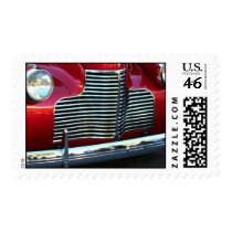 Red Classic Car postage