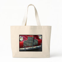 Red Classic Car tote bag