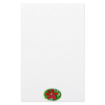 Red Clematis Merry Christmas stationery by CarolsCamera Red Clematis Merry Christmas stationery