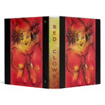 RED CLOWN binders by bulgan_lumini RED CLOWN binders