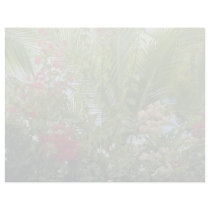 Red Coastal floral setting flowers Customized Letterhead