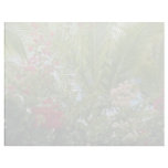Red Coastal floral setting flowers Customized Letterhead